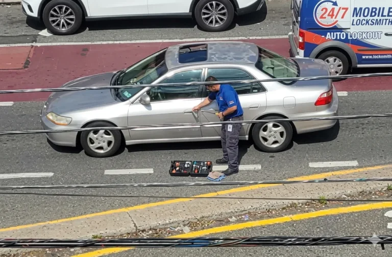 뉴저지 24시 자동차 락아웃 긴급 출동 서비스 작업 현장사진